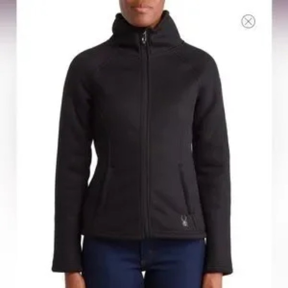 Spyder Full fleece black Jacket size M